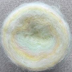 50g Gradient Wool Mohair Fine Wool Segment Dyed Yarn Ball