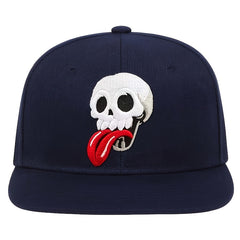 Men Tongue Out Adjustable Snapback Hat