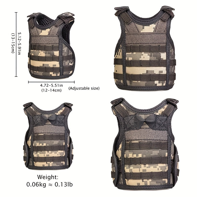 3pcs Outdoor Mini Vest Beer Cover Fun Decoration Beverage Holder