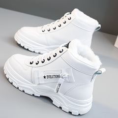 Women's Fleece Lined Snow Boots Anti-slip Warm Ankle Boots