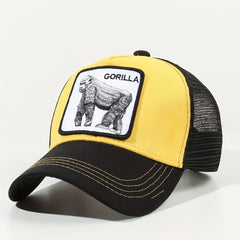 Orangutan Rabbit Animal Pattern Trucker Hat Baseball Cap
