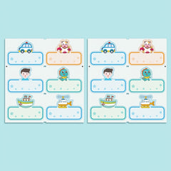 Custom Name Labels for Clothing - Washable & Durable - Set of 48pcs