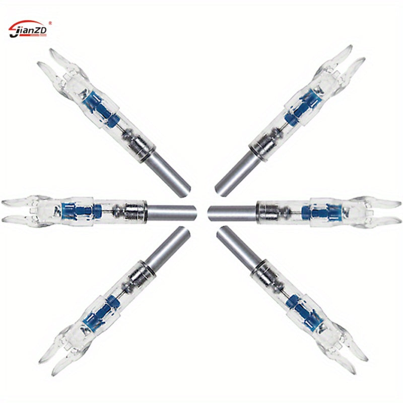 6pcs Lighted Nocks Archery Led Nocks Diameter 6.244 Shooting Practice