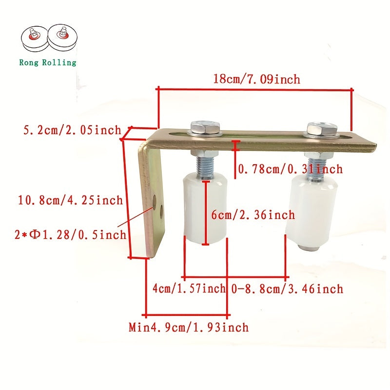 1pc Nylon Sliding Door Guide Wheels High Sliding Door Wheels