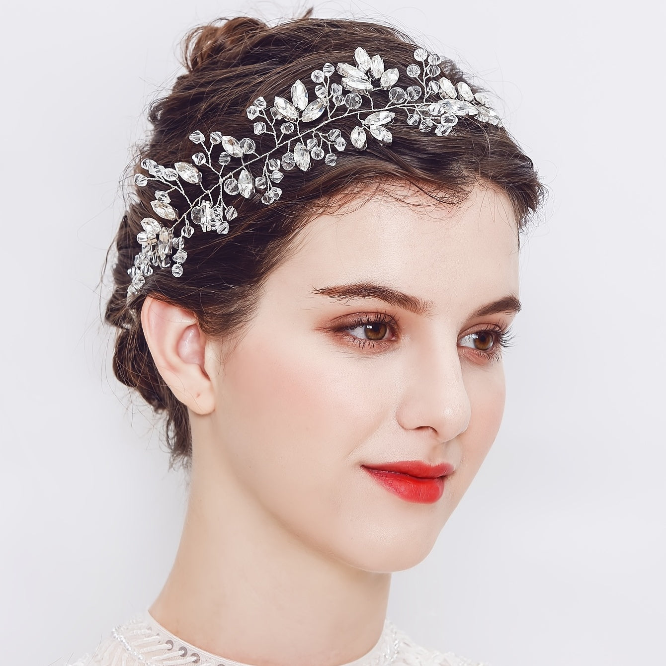 Princess Flower Headpiece Girls Pearl Hair Accessories