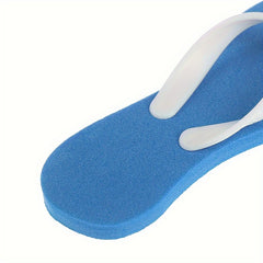 2pcs Cartoon Slippers Keychain Foam Flip Flops Key Ring Pendant