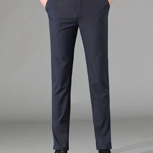 Men's Classic Formal Slim Fit Stretch Dress Pants for Business