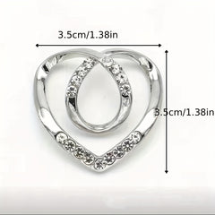 Scarf Ring Clip T Shirt Tie Clips For Women Girls Clothing
