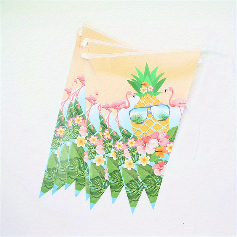 Triangle Flag Banner Pennant DIY Decoration Animals Mermaid Donut Theme