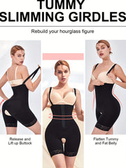 Lace Trim Shaping Shorts High Waist Tummy Control Butt Lifting Shorts