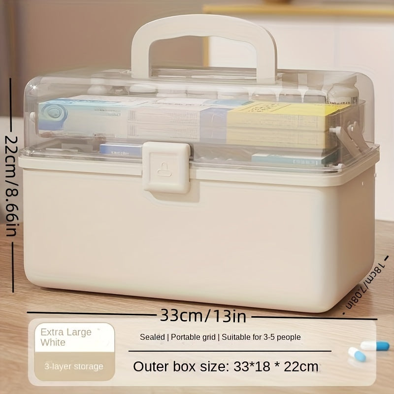 Large Capacity Medicine Box Household Medical Storage Kit