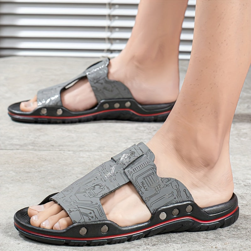 Men's Wear Resistant Beach Shoes Quick Drying Non Slip Slides