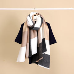 Plaid Print Scarf Shawl for Women