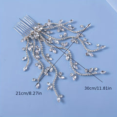 Rhinestone Bridal Hair Comb Wedding Head Jewelry Hair Accessories