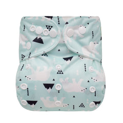 Mumsbest Washable Reusable Cloth Diaper for 3-15kg Baby
