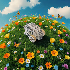 Self-Propelled Hedgehog 3D Wooden Puzzle Kit