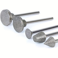 50pcs Diamond Coated Grinding Head Burrs Set for Rotary Tool