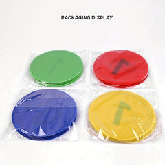 10pcs Numbered Spot Markers Cones 1-10 Agility Training