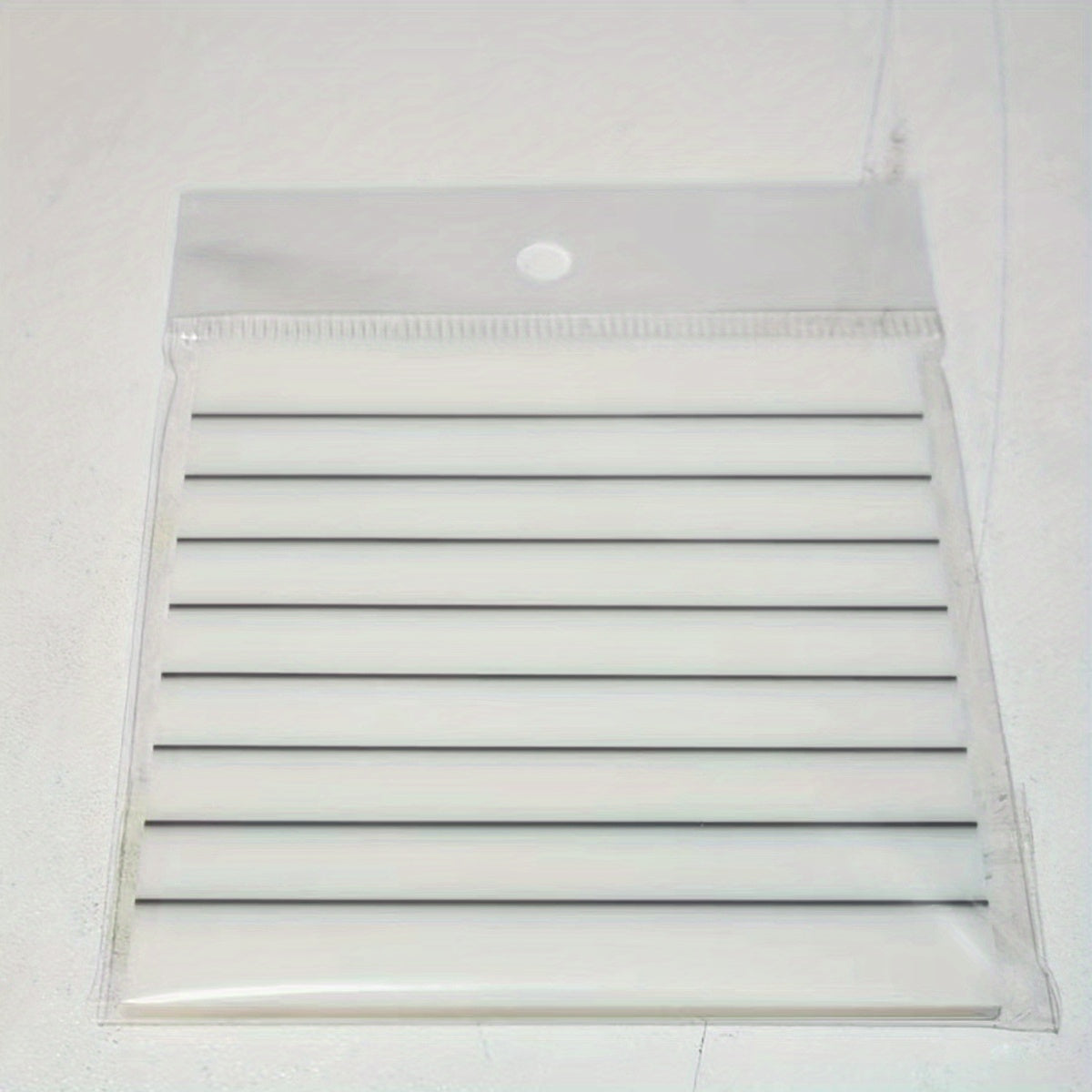 50 Sheets Fluorescent Transparent Sticky Notes Lined Waterproof Label Paper