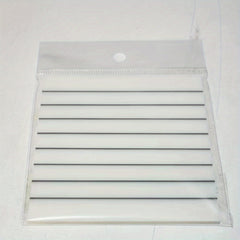 50 Sheets Fluorescent Transparent Sticky Notes Lined Waterproof Label Paper