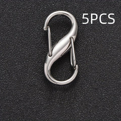 S-Shaped Spring Buckle Mountaineering Buckle for DIY Bag Accessory