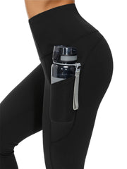 High Waist Pocket Yoga Pants Tummy Control Slim Fit Leggings Women's Activewear