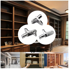 32pcs Cabinet Shelf Pegs Kitchen Clips Bracket Support Pegs