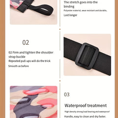 Portable Single Shoulder Fitness Accordion Bag