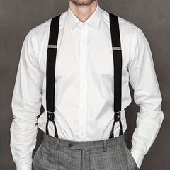 Vintage Suspenders For Men Wedding Party Tuxedo Y Back Wide Braces Dad Hus