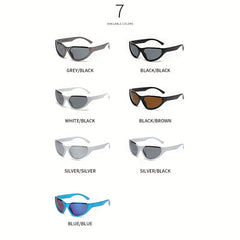 Men's Retro Large Frame Sunscreen Glasses Y2K Sunglasses