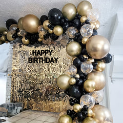 131pcs Golden Balloon Garland Kit for Graduation Party