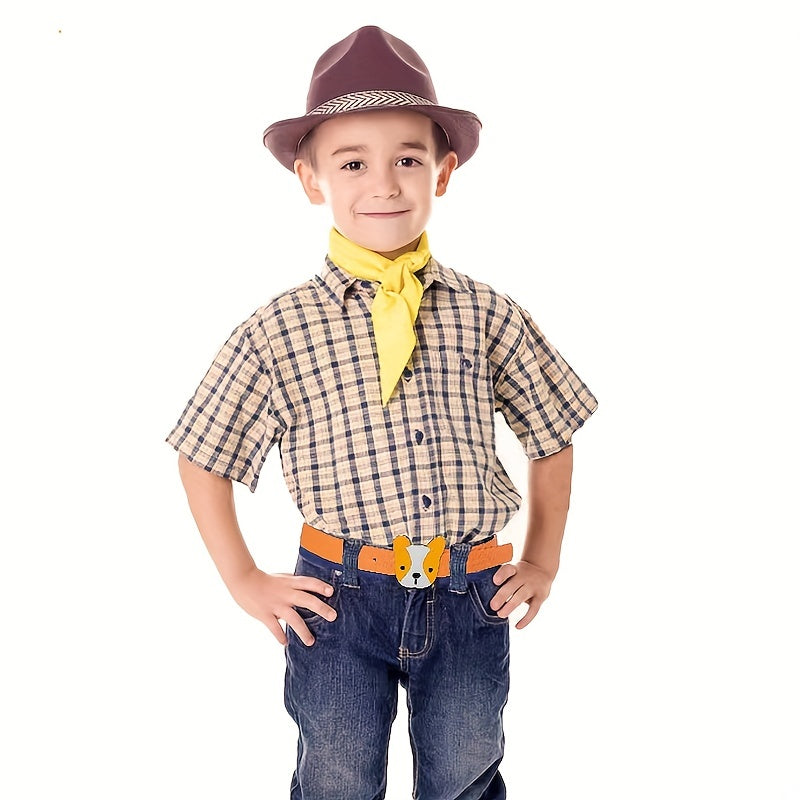 Children's Small Dog Board Buckle Belt