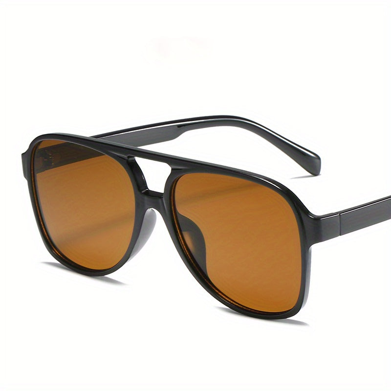 Top Bar Aviator Sunglasses Retro Tortoiseshell UV400 Sun Shades