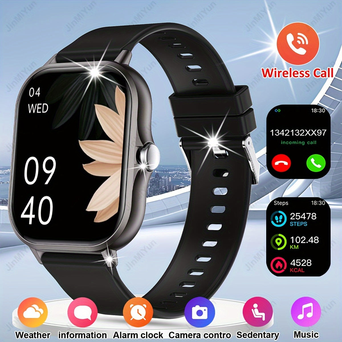 83 inch Full Screen Touch Sports Smartwatch for Men and Women