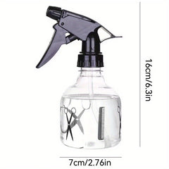 Hairdressing Spray Scissors Plastic Transparent Spray Bottle 250ml
