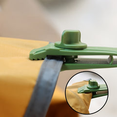 4pcs Outdoor Tent Fixing Plastic Clips Lock Grip Clamps For Camping