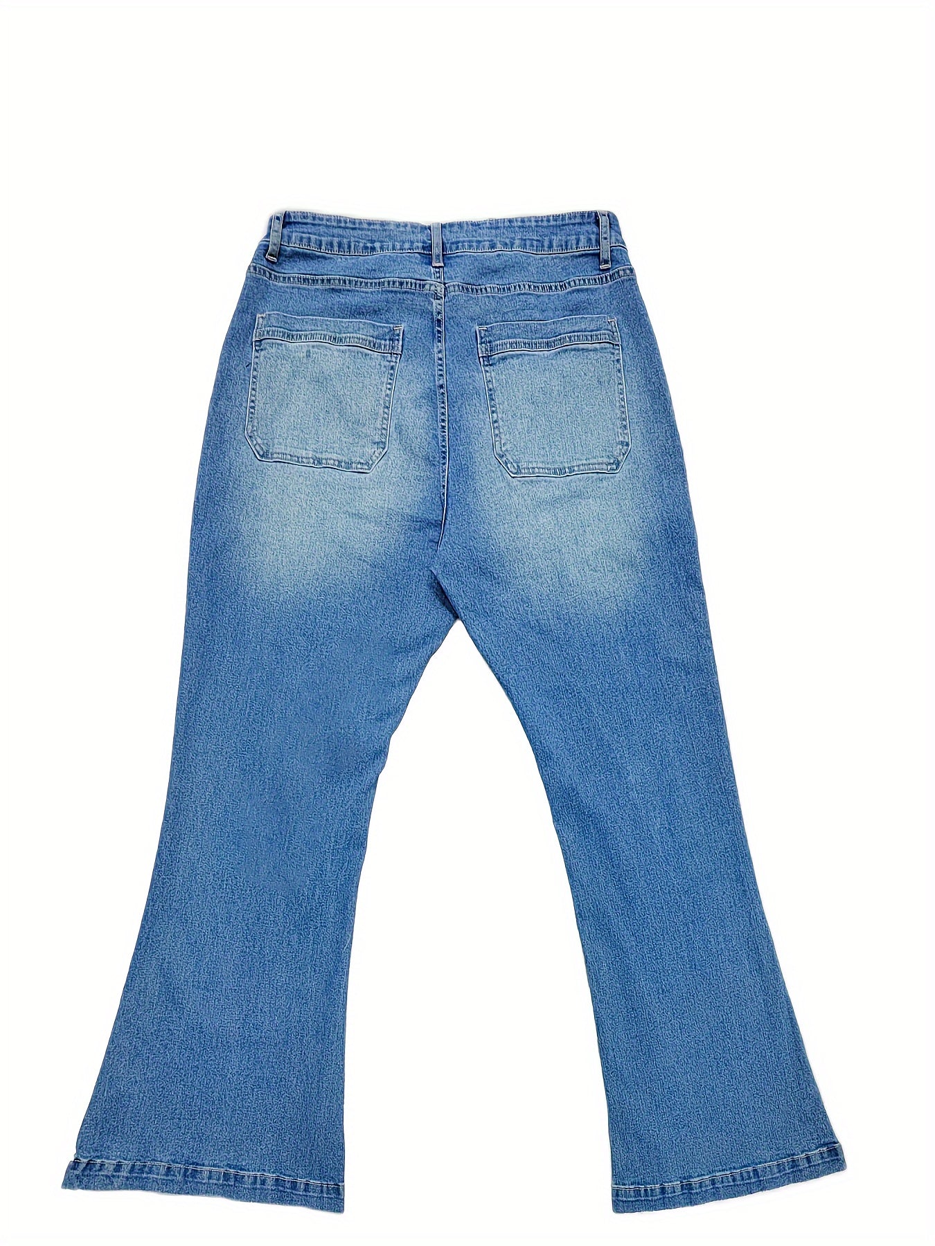 Women's Plus High Rise Flared Leg Jeans