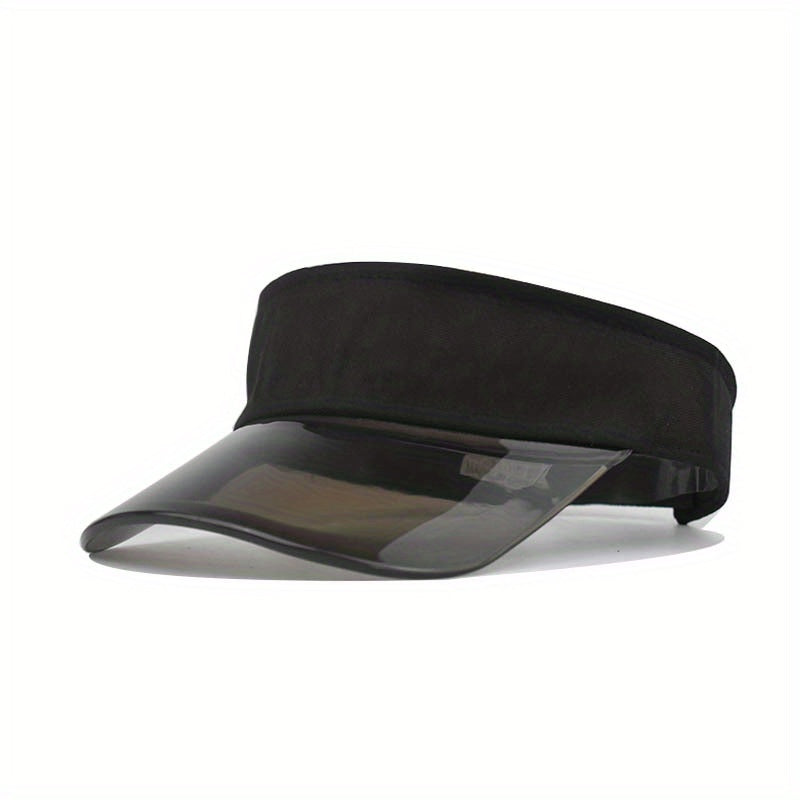 PVC Brim Stitching Visor Hat Candy Sun Hat Lightweight Casual