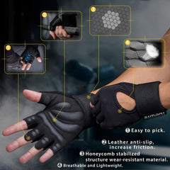 Full Palm Protection Gloves for Weightlifting Fitness Training