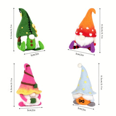 DIY Felt Gnomes Kit with English Manual - Christmas Decoration Material