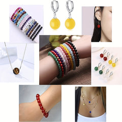 100pcs 7 Chakra Natural Stone Beads Crystal Energy Healing DIY Jewelry Making
