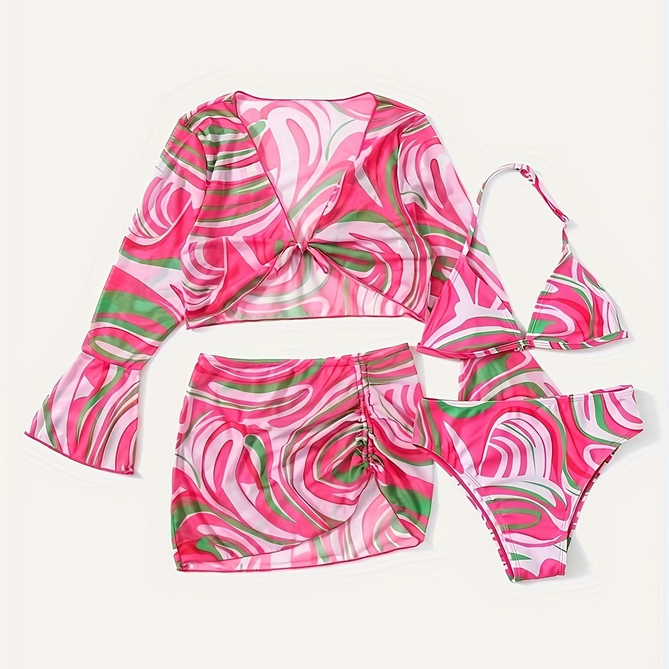 Girls Bikini Swimsuit Set Beach Summer Clothing