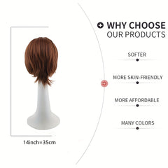 14 Inch Anime Cosplay Wig Chemical Fiber Role-playing Wig