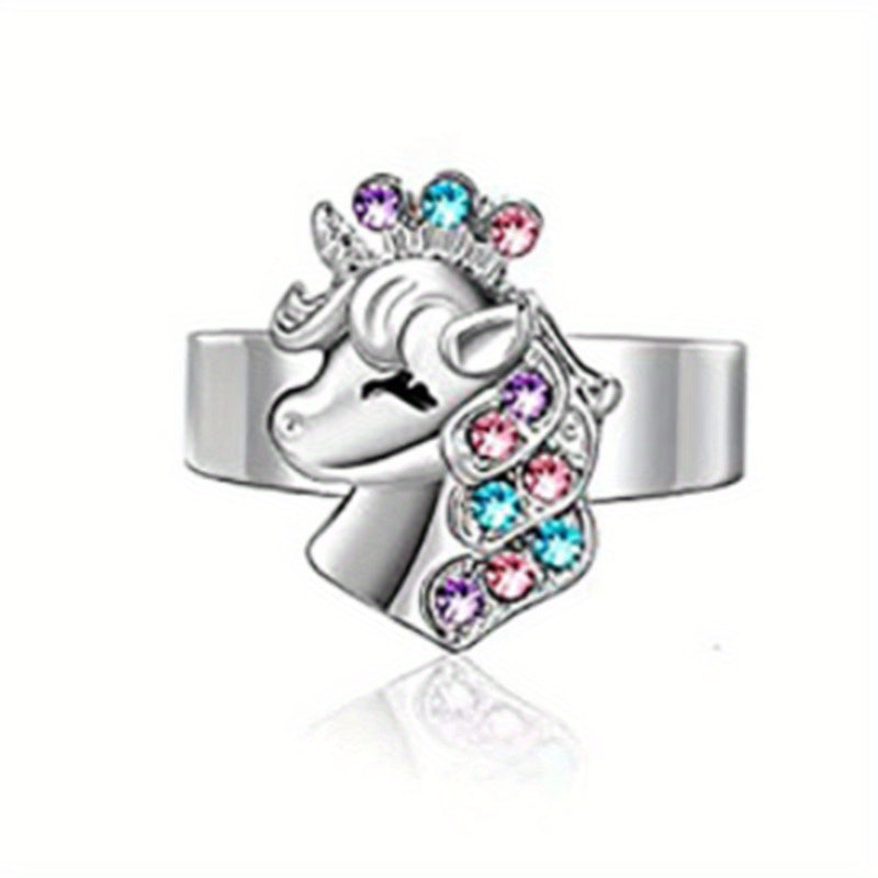 Heart Pendant Unicorn Jewelry Set for Girls