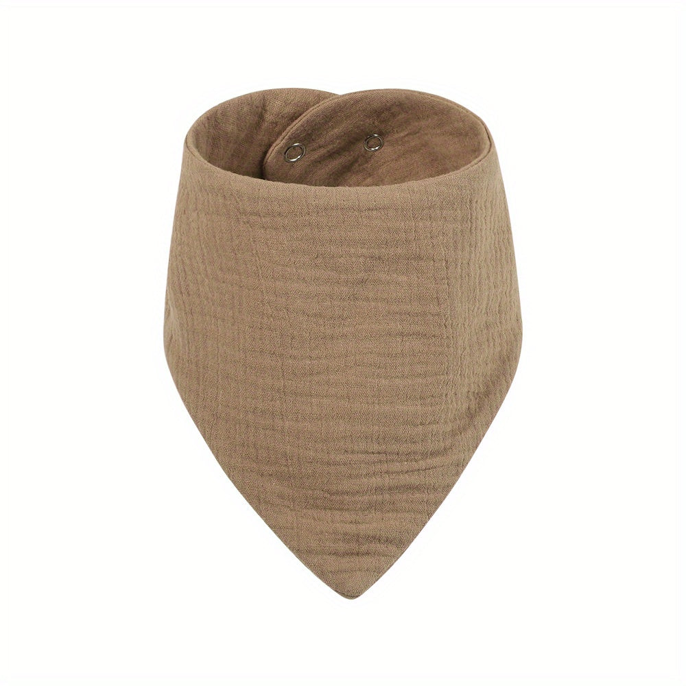 Casual Plain Bib Triangle Scarf Bib Baby Girls Accessory