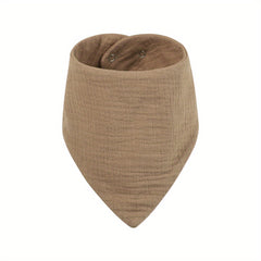 Casual Plain Bib Triangle Scarf Bib Baby Girls Accessory