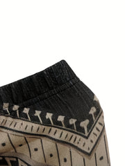 Geo Print Skinny Leggings Women's Clothing