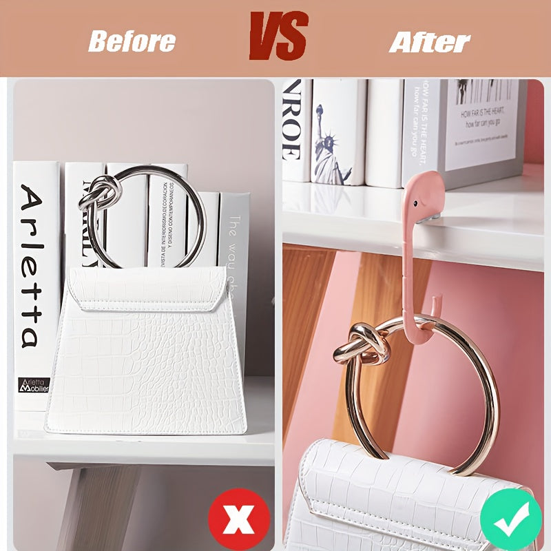 Cute Elephant Bag Hook for Table - Non-Slip and Functional
