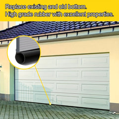 Garage Door Seal Strip Bottom Rubber Weather Resistant Strip P Light Bulb
