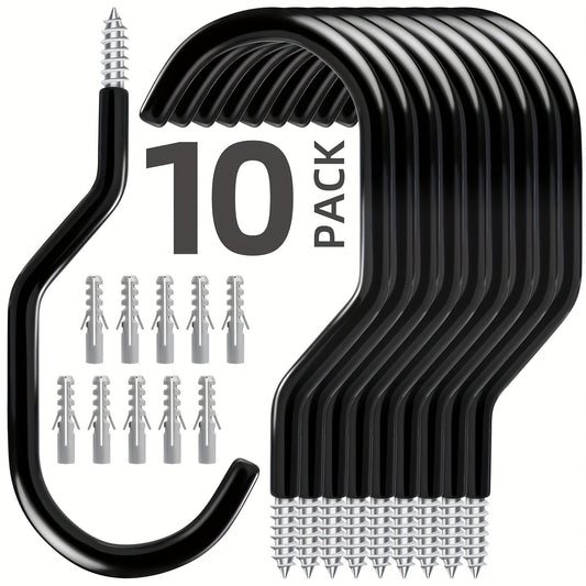 10PCS Garage Storage Hooks Bike Hooks Heavy Duty Ceiling Hoo
